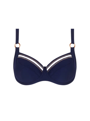 Lise Charmel Swimwear - Cordage Precieux Balconet Top Cordage Navy