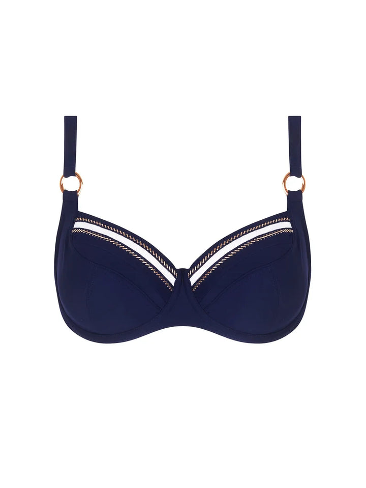 Lise Charmel Swimwear - Cordage Precieux Balconet Top Cordage Navy