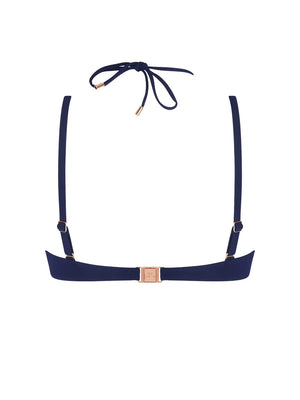 Lise Charmel Swimwear - Cordage Precieux Cropped Bustier Bikini Cordage Navy