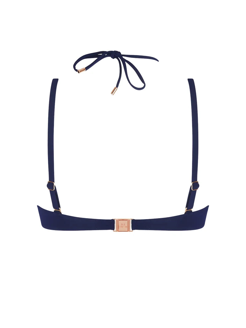 Lise Charmel Swimwear - Cordage Precieux Cropped Bustier Bikini Cordage Navy