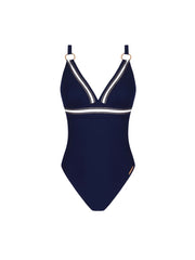 Lise Charmel Swimwear - Cordage Precieux Wireless Swimsuit Cordage Navy