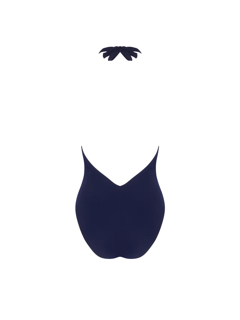 Lise Charmel Swimwear - Cordage Precieux Wireless Seduction Halter Swimsuit Cordage Navy