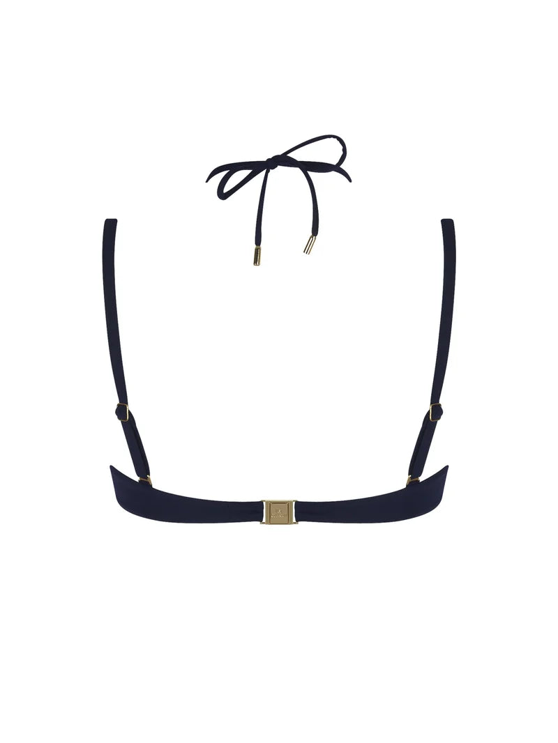 Lise Charmel Swimwear - Danse Des Vagues Cropped Bustier Bikini Danse Blue