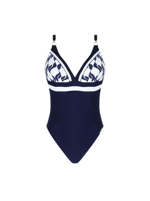 Lise Charmel Swimwear - Danse Des Vagues Wireless Swimsuit Danse Blue