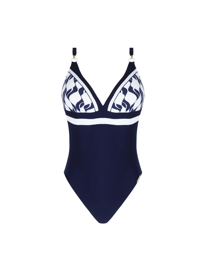 Lise Charmel Swimwear - Danse Des Vagues Wireless Swimsuit Danse Blue
