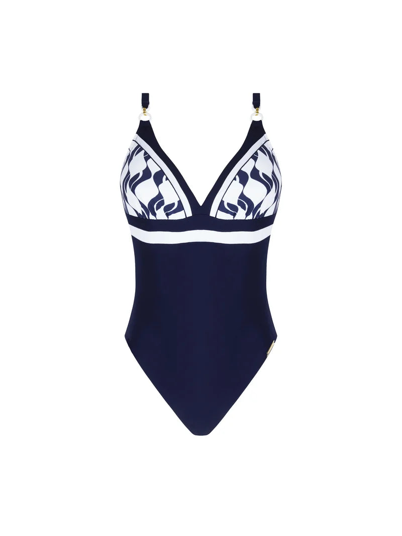Lise Charmel Swimwear - Danse Des Vagues Wireless Swimsuit Danse Blue