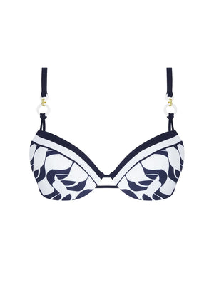 Lise Charmel Swimwear - Danse Des Vagues Padded Plunge Bikini Danse Blue