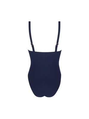 Lise Charmel Swimwear - Danse Des Vagues Wireless Swimsuit High Back Danse Blue