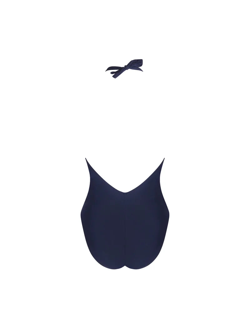 Lise Charmel Swimwear - Danse Des Vagues Wireless Seduction Halter Swimsuit Danse Blue