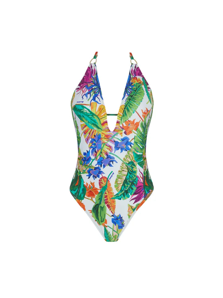 Lise Charmel Swimwear - Eblouissant Eden Wireless Seduction Halter Swimsuit Symphonie Eden