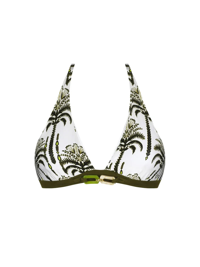 Lise Charmel Swimwear - Palmier Audace Triangle Bikini Kaki Audace