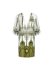 Lise Charmel Swimwear - Palmier Audace 3/4 Sleeve Tunic Kaki Audace