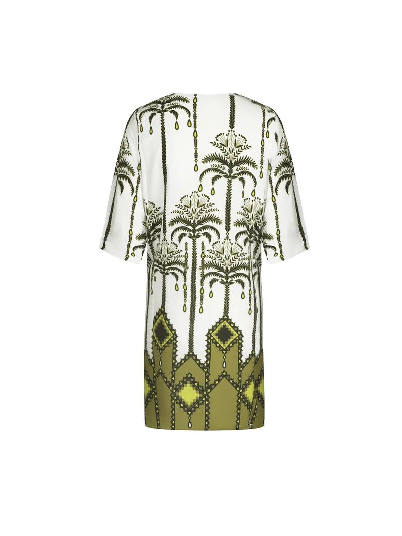Lise Charmel Swimwear - Palmier Audace 3/4 Sleeve Tunic Kaki Audace