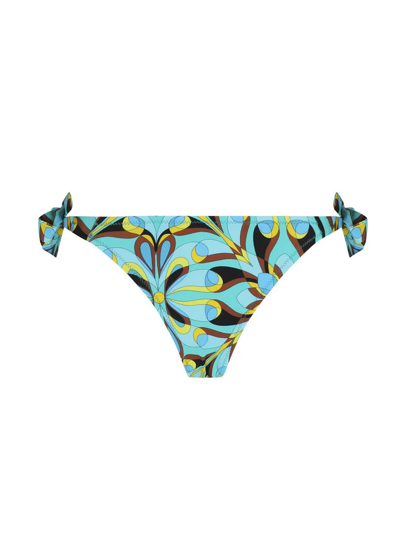 Antigel Swimwear by Lise Charmel - La Psychedelique Bikini With Narrow Sides Bleu Vibrant