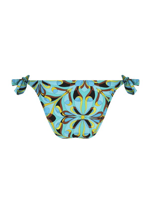 Antigel Swimwear by Lise Charmel - La Psychedelique Bikini With Narrow Sides Bleu Vibrant