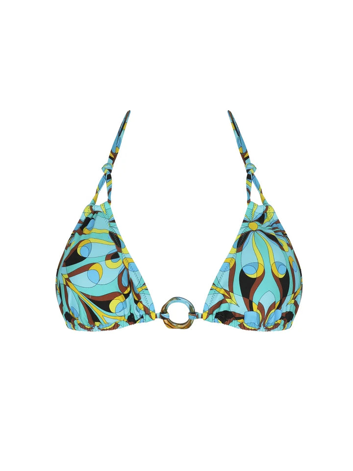Antigel Swimwear von Lise Charmel - La Psychedelique Soft Padded Triangle Bikini Bleu Vibrant