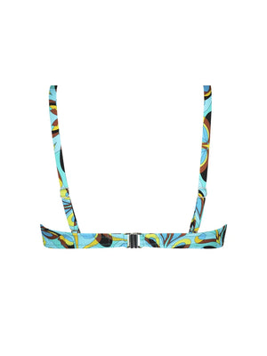 Antigel Swimwear by Lise Charmel - La Psychedelique Padded Bikini Top Bleu Vibrant