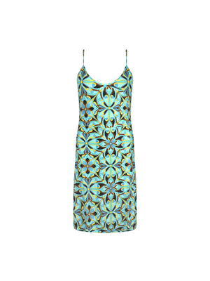 Antigel Swimwear by Lise Charmel - La Psychedelique Beach Dress Bleu Vibrant