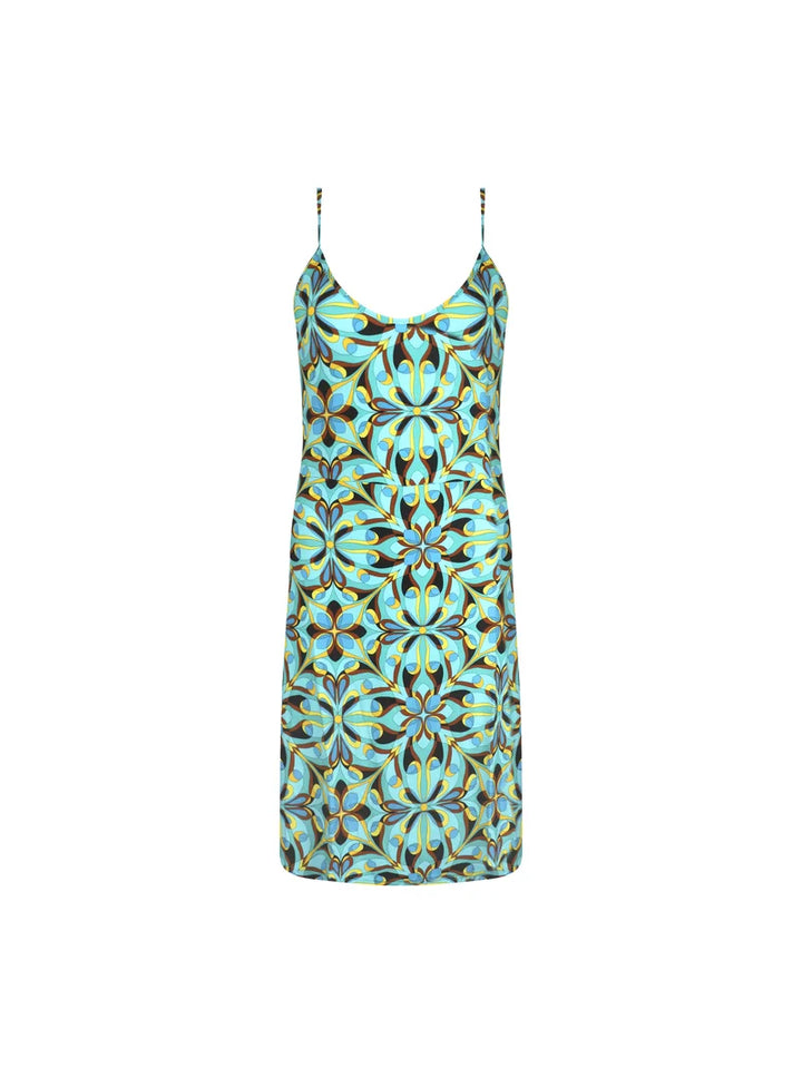 Antigel Swimwear von Lise Charmel - La Psychedelique Strandkleid Bleu Vibrant
