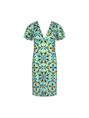 Antigel Swimwear by Lise Charmel - La Psychedelique Town Dress Bleu Vibrant