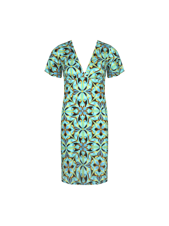 Antigel Swimwear von Lise Charmel - La Psychedelique Town Dress Bleu Vibrant