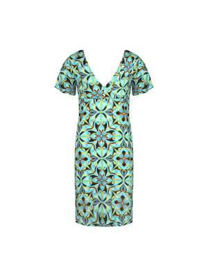Antigel Swimwear by Lise Charmel - La Psychedelique Town Dress Bleu Vibrant