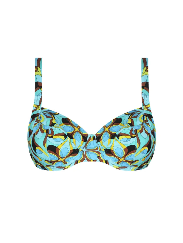 Antigel Swimwear von Lise Charmel - La Psychedelique Balconet Top Bleu Vibrant