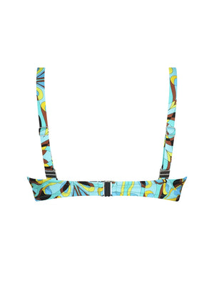 Antigel Swimwear by Lise Charmel - La Psychedelique Balconet Top Bleu Vibrant