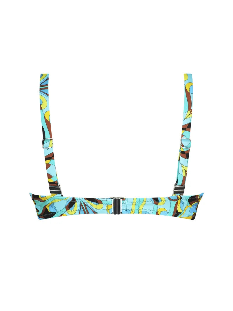 Antigel Swimwear by Lise Charmel - La Psychedelique Balconet Top Bleu Vibrant