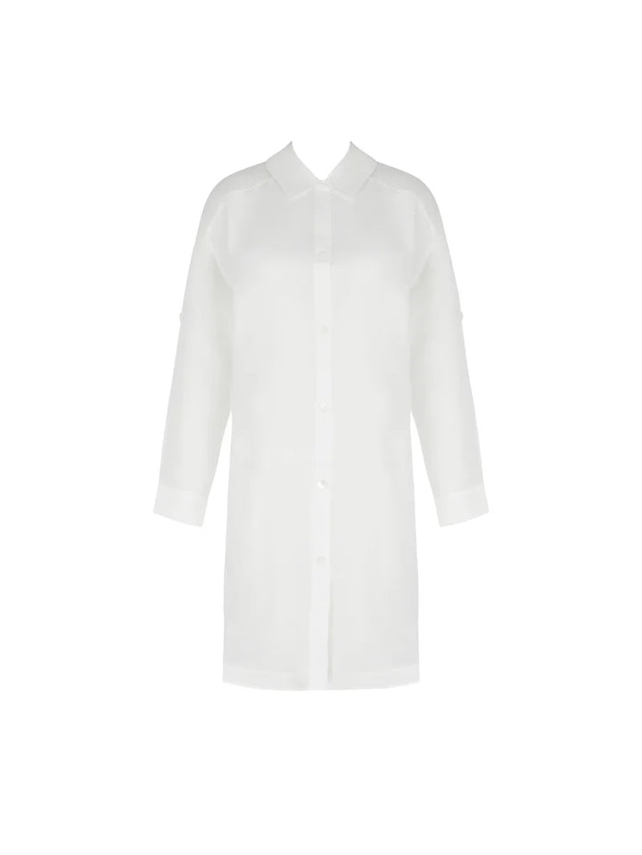 Lise Charmel Swimwear - Voyage D'ete Long Sleeved Long Shirt Blanc