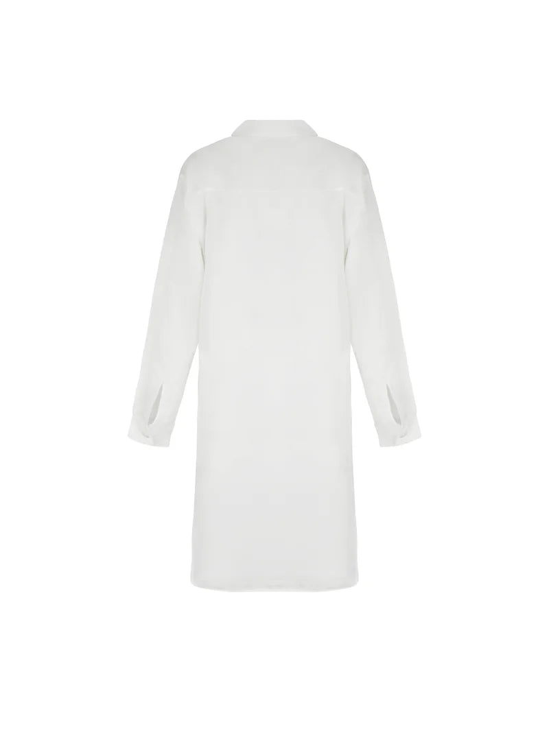 Lise Charmel Swimwear - Voyage D'ete Long Sleeved Long Shirt Blanc