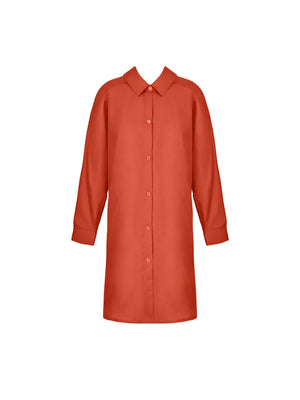 Lise Charmel Swimwear - Voyage D'ete Long Sleeved Long Shirt Orange Sillage