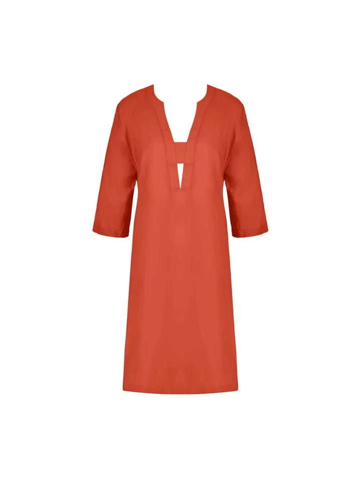 Lise Charmel Swimwear - Voyage D'ete 3/4 Sleeved Shirt Orange Sillage