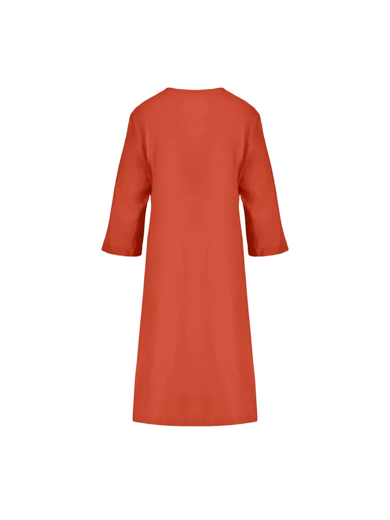 Lise Charmel Swimwear - Voyage D'ete 3/4 Sleeved Shirt Orange Sillage