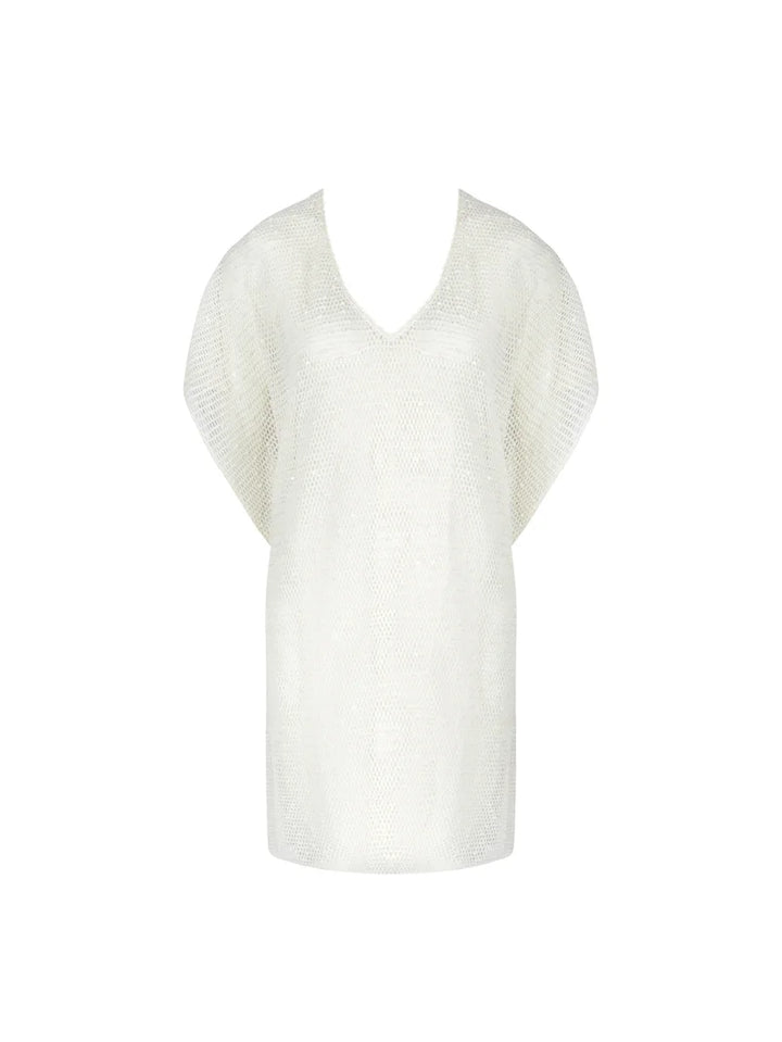 Antigel Swimwear by Lise Charmel - La Sexy Resille Poncho Nacre Resille