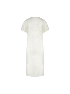 Antigel Swimwear by Lise Charmel - La Sexy Resille Long Caftan Nacre Resille
