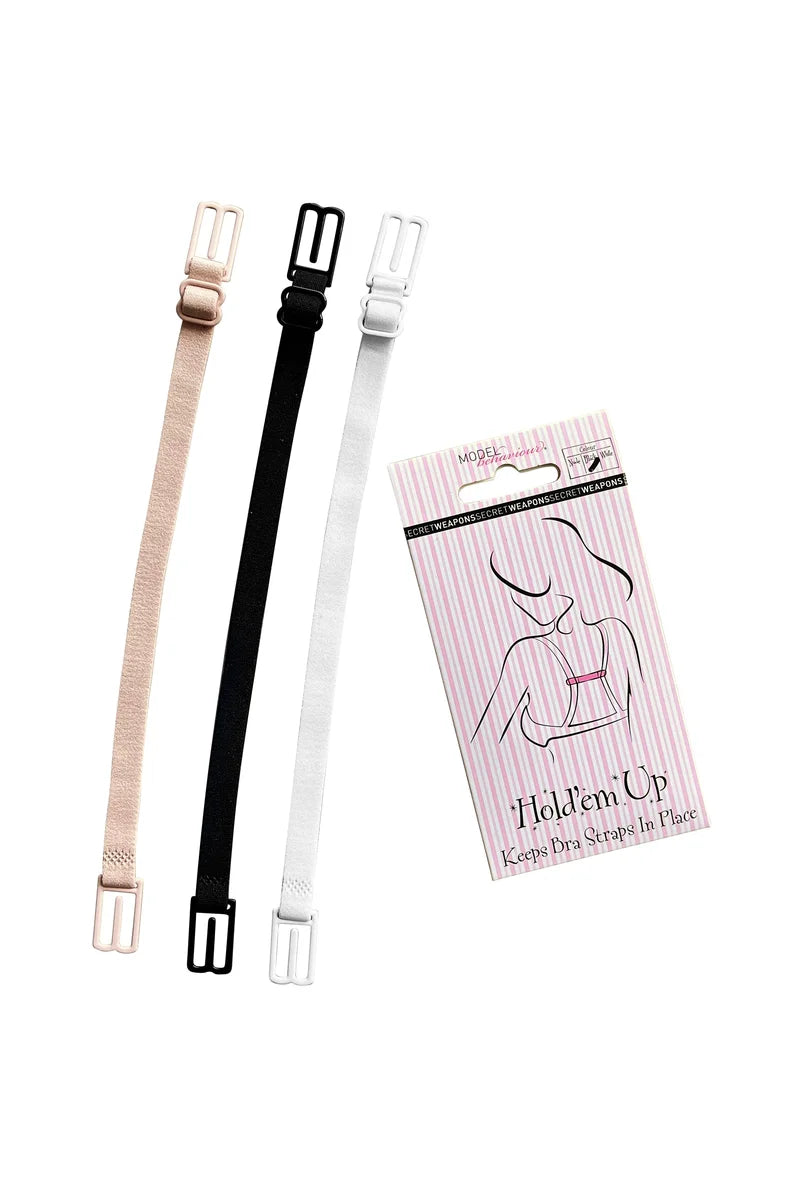 Secret Weapons - Bra Bits Hold Em Up Straps White