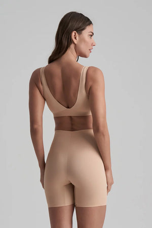 ByeBra - Invisible Shapewear Light Support Bra Top Deep Plunge Beige