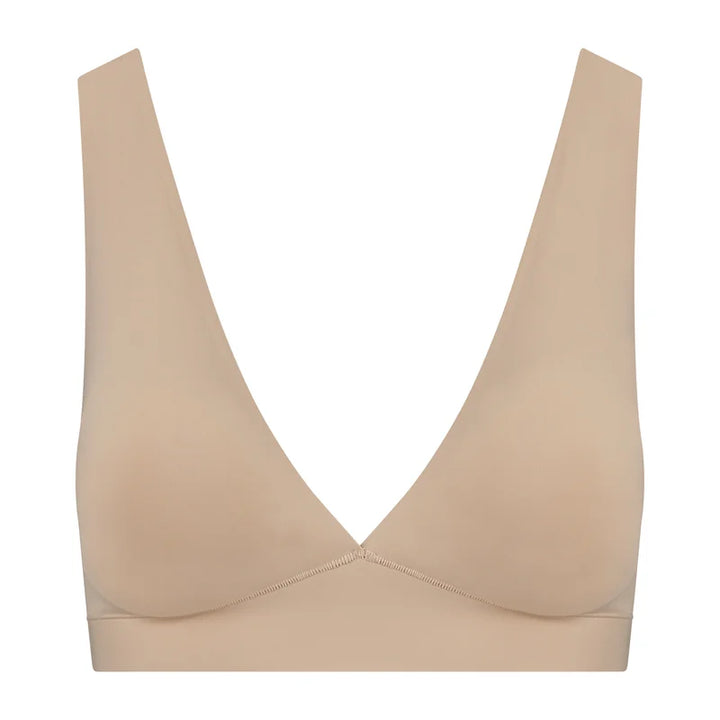 ByeBra - Invisible Shapewear Light Support Bra Top Deep Plunge Beige