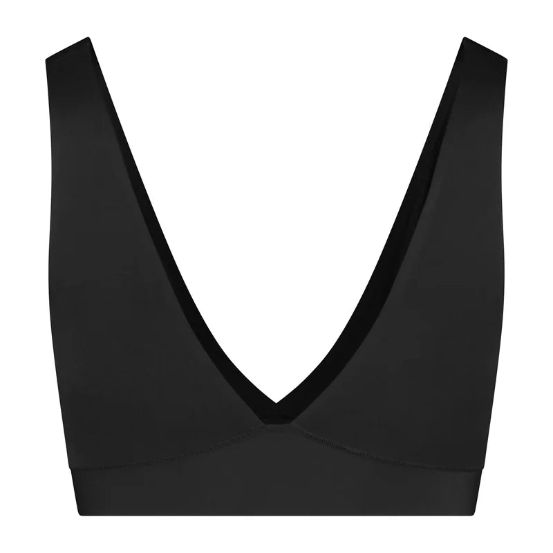 ByeBra - Invisible Shapewear Light Support Bra Top Deep Plunge Black