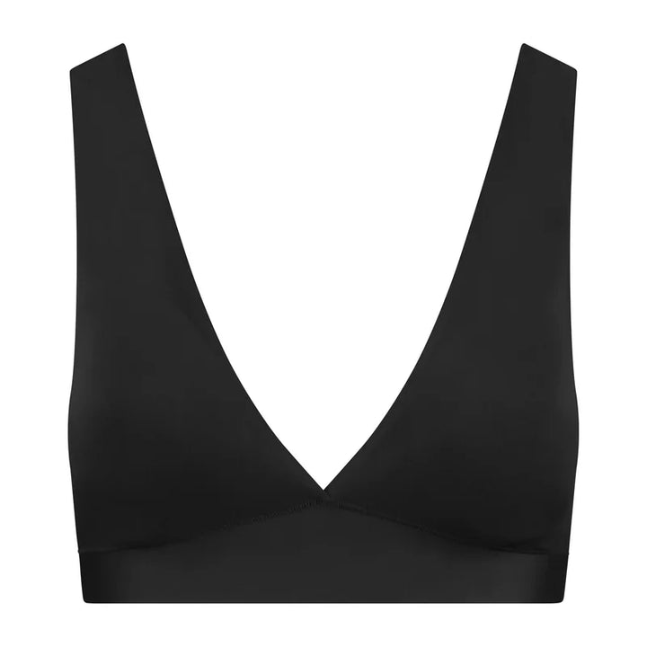 ByeBra - Invisible Shapewear Light Support Bra Top Deep Plunge Black