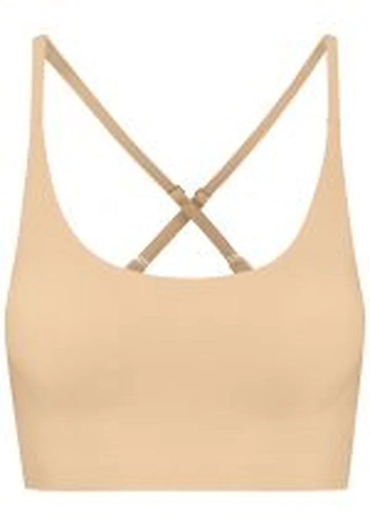 ByeBra - Invisible Shapewear Light Support Bra Top Round-Neck Beige