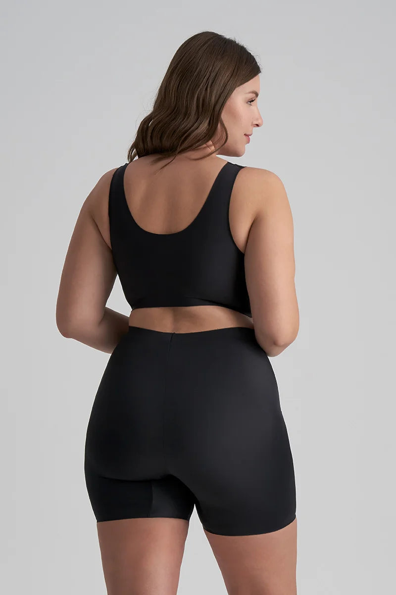 ByeBra - Invisible Shapewear Light Support Bra Top V-Neck Black