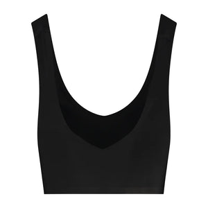 ByeBra - Invisible Shapewear Light Support Bra Top V-Neck Black