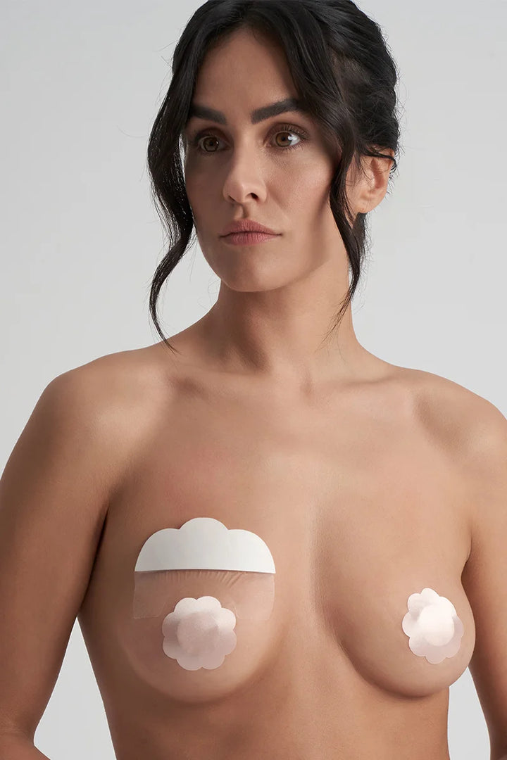 ByeBra - Tapes Breast Lift Tape + Satin Nipple Covers Beige