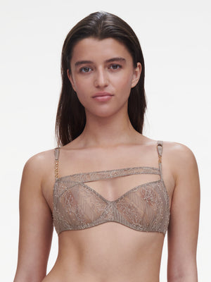 Chantelle - Slash Underwired Bra Safari Grey