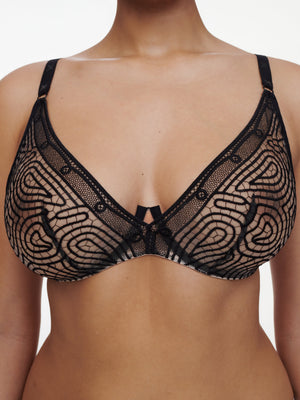 Chantelle - Vibrate Underwired Bra Black / Nude
