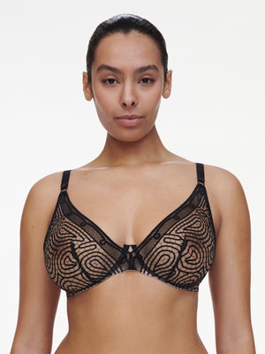 Chantelle - Vibrate Underwired Bra Black / Nude