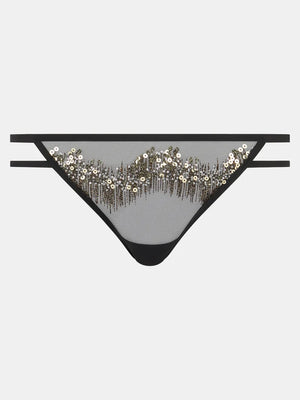 Chantelle - Genesis Tanga Glitter Black