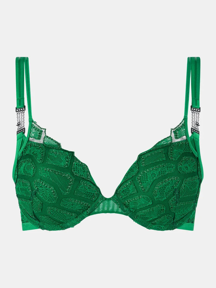 Chantelle - Reptilia Extra Push Up Bra Scotland Green
